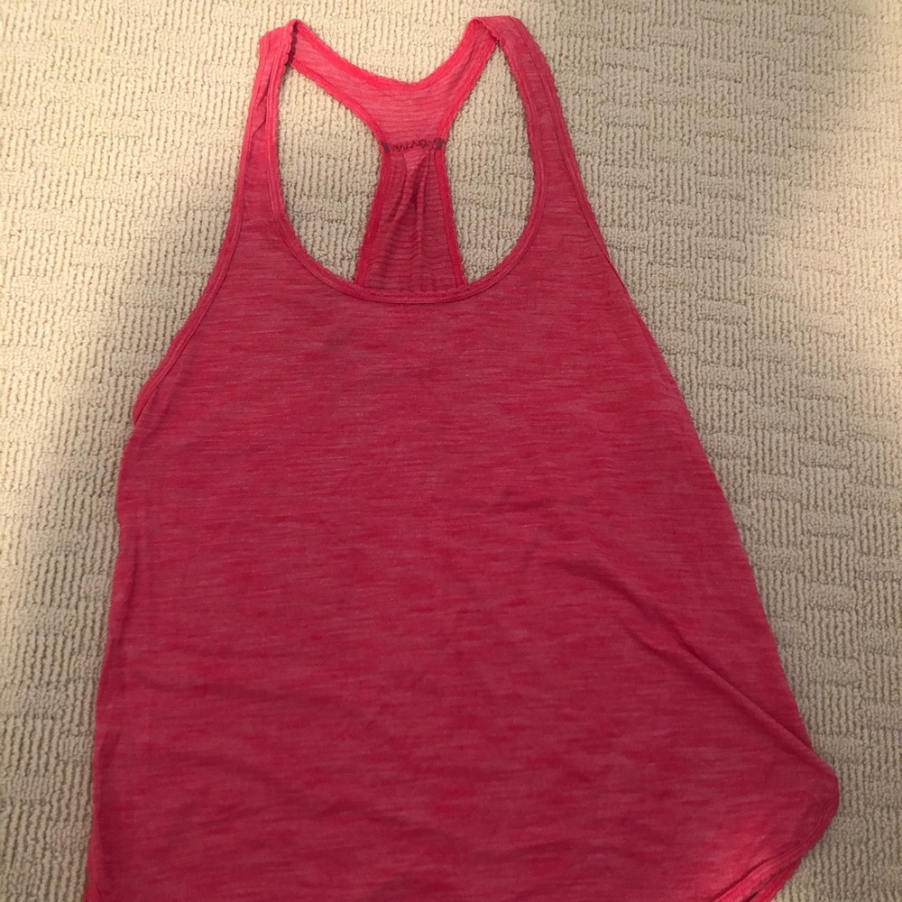 Lululemon pink tank top
